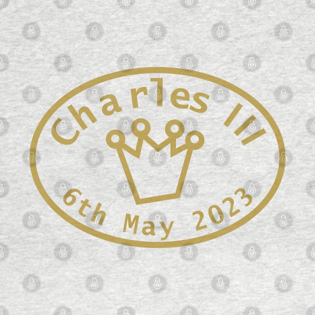 King Charles III Coronation May 6th 2023 Small by ellenhenryart